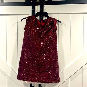GAP Red Sequined Party Dress - Gorgeous!